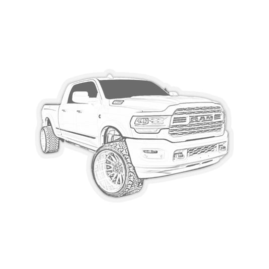 RAM Truck Kiss-Cut Stickers - Perfect for Car Lovers & Gift Giving