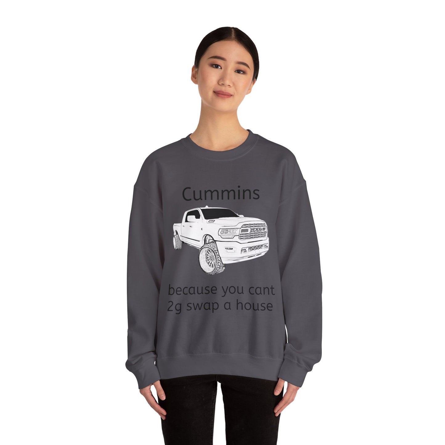 Cummins Enthusiast Crewneck Sweatshirt - Perfect Gift for Diesel Lovers