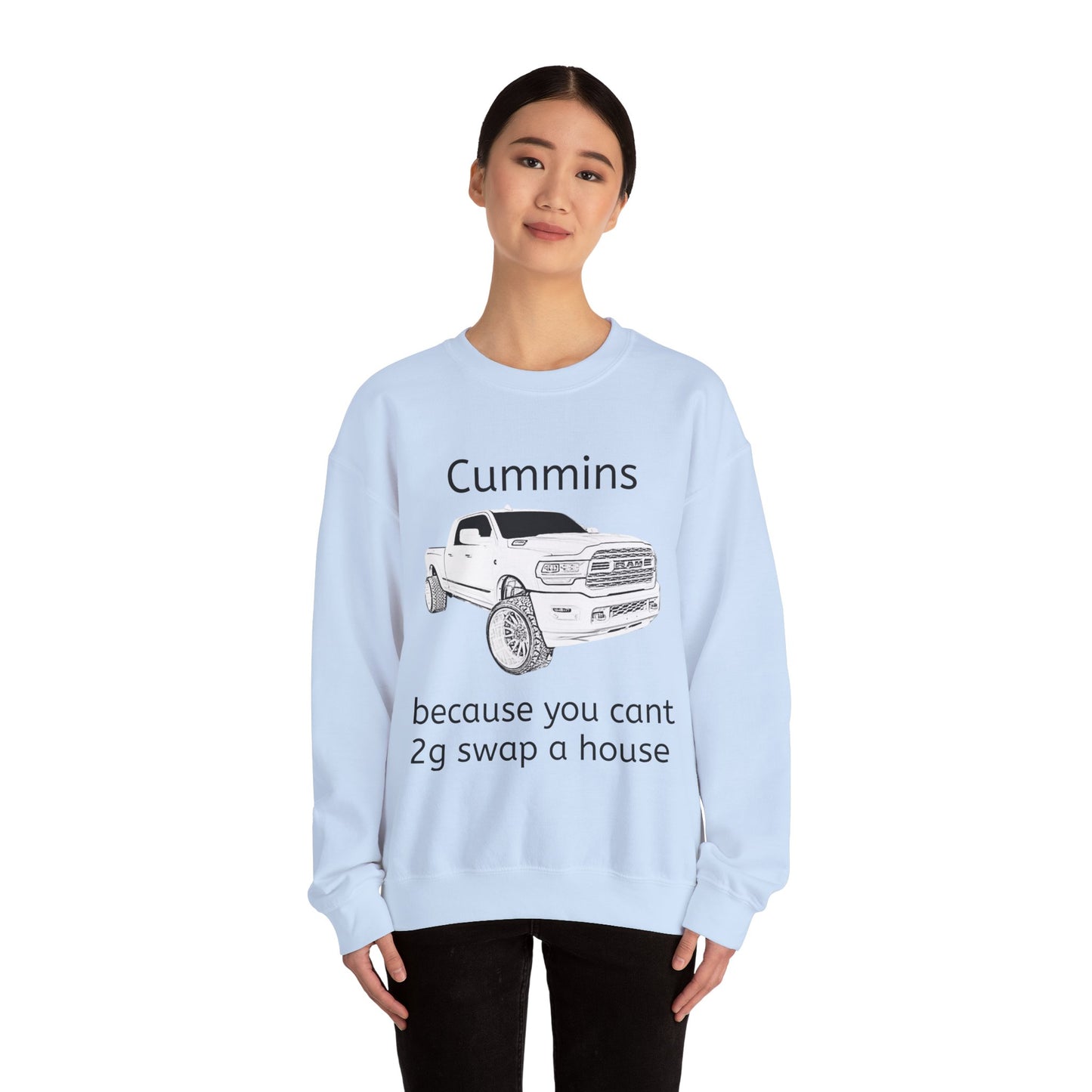 Cummins Enthusiast Crewneck Sweatshirt - Perfect Gift for Diesel Lovers